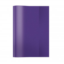 Heftschoner A5, violett, transparent