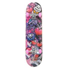 Skateboard Kid Octopus pink
