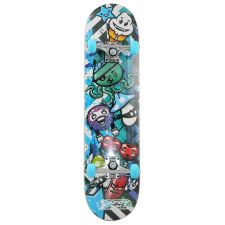 Skateboard Kid Octopus blau
