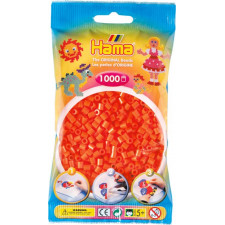 HAMA Perlen, orange, 1.000 Stück