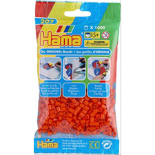 HAMA Perlen, orange, 1.000 Stück