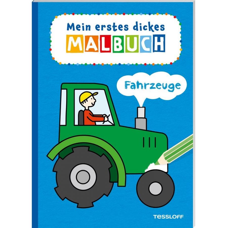 Mein erstes dickes Malbuch - Fahrzeuge