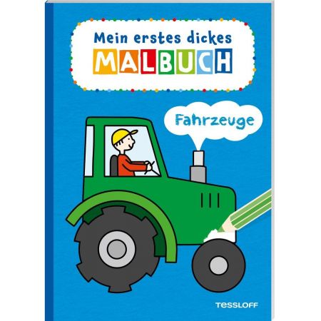 Mein erstes dickes Malbuch - Fahrzeuge