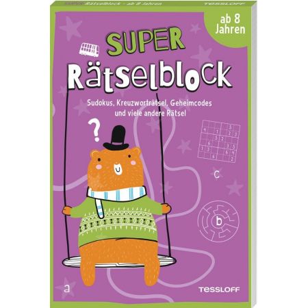 Super Rätselblock ab 8 Jahren