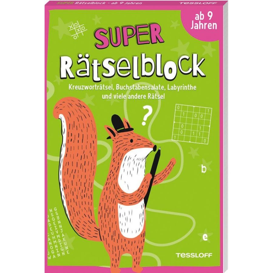 Super Rätselblock ab 9 Jahren