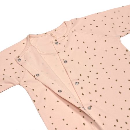 Pyjama GOTS Dots powder pink 74/80