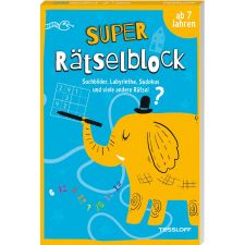 Super Rätselblock ab 7 Jahren