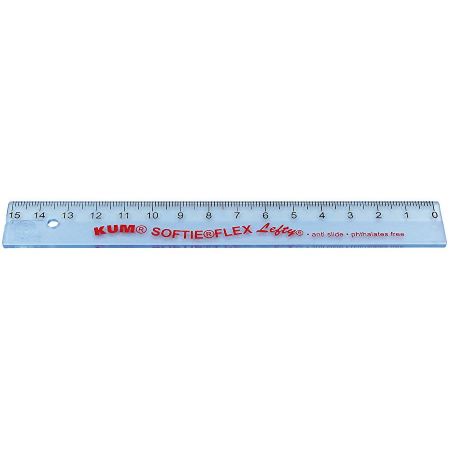 Lineal 15 cm für Linkshänder
