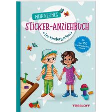 Mein kleines Sticker-Anziehbuch Kindergarten