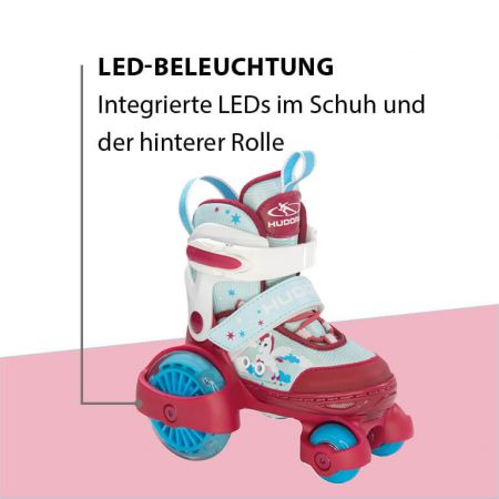 Rollschuh my first Quad LED girl Gr. 26-29