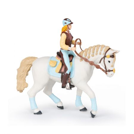 Pferd Der Reiterin Fashion Bl
