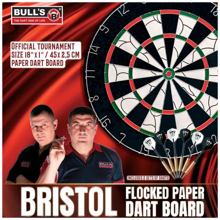 Bull's Bristol Flock Dartboard