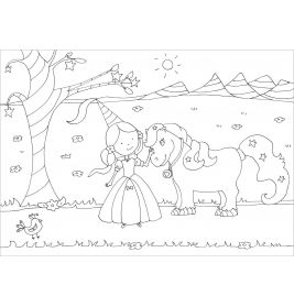 Glitzer-Sticker Malbuch. Zaub