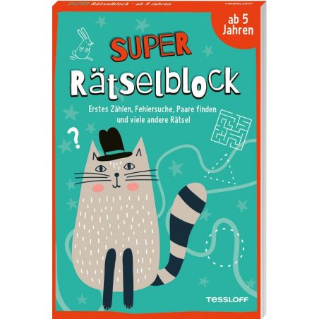 Super Rätselblock ab 5 Jahre, Zählen Super Rätselblock ab 5 Jahre, Zählen
