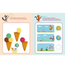 Sticker-Rätsel für KiGa-Kids. Erste Zahlen