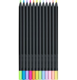 Buntstifte Black Edition Neon + Pastell