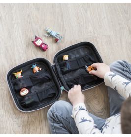 Hartschalen Tasche grün für Toniefiguren