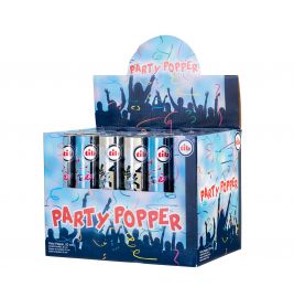 Party-Popper, L:20cm, Papier-Konfetti