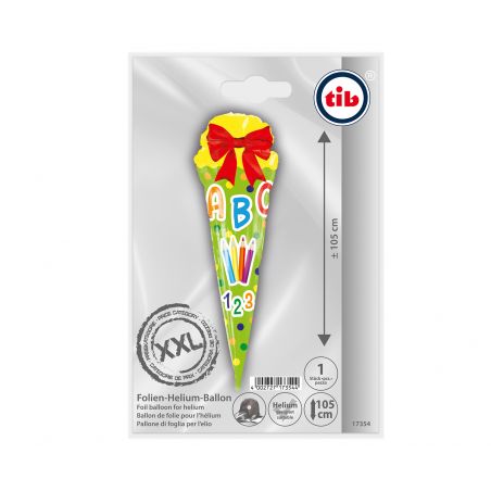 Folienballon Schultüte 105x43cm