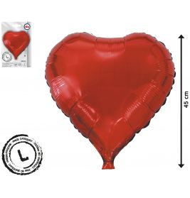 Folien-Ballon "Herz", rot,