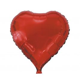 Folien-Ballon "Herz", rot,