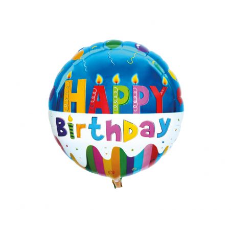 Folien-Ballon "Happy Birthday Folien-Ballon "Happy Birthday
