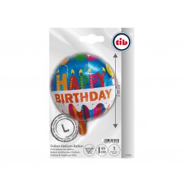 Folien-Ballon "Happy Birthday