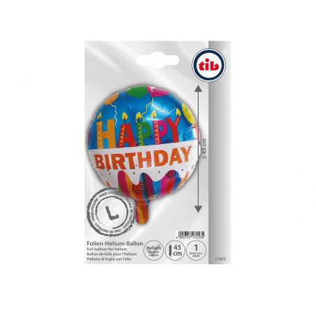 Folien-Ballon "Happy Birthday Folien-Ballon "Happy Birthday