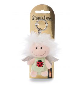 Schutzengel grün 7cm Bb SA mit Marienkäfer