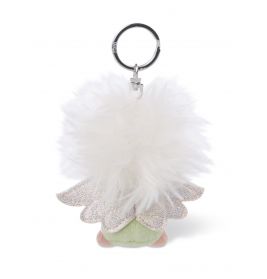 Schutzengel grün 7cm Bb SA mit Kleeblatt