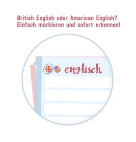 Vokabel-Karten Englisch 100 Stück A8