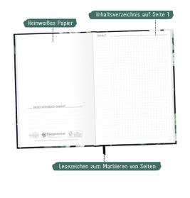 Trost-Notizbuch A5+ kariert