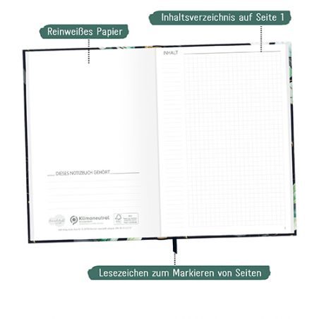 Trost-Notizbuch A5+ kariert