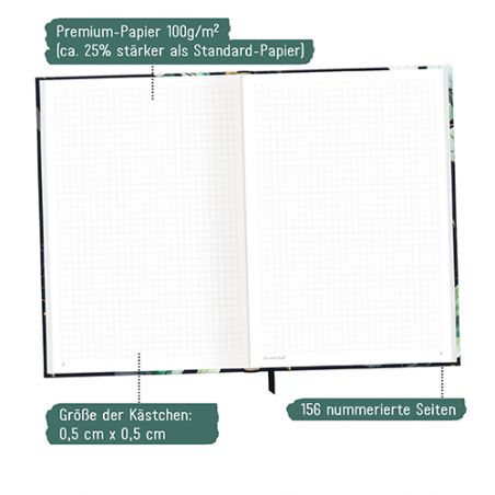 Trost-Notizbuch A5+ kariert