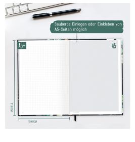 Trost-Notizbuch A5+ kariert