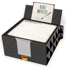 Zettelkästchen KURZ NOTIERT Urban & Gray