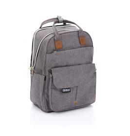 Wickelrucksack Rom hellgrau melange