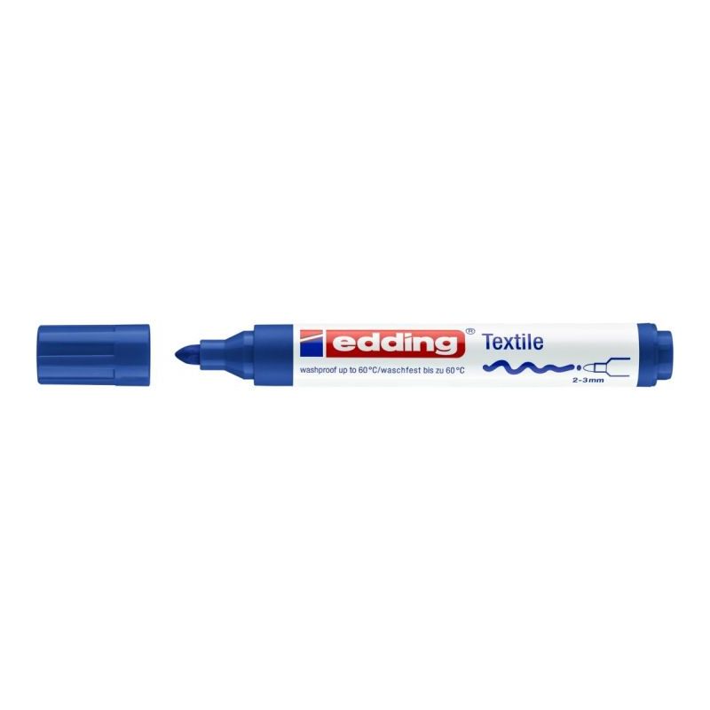 e-4500 CR Textilmarker blau