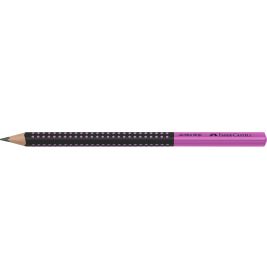 Bleistift Jumbo Grip Two Tone sw/pink
