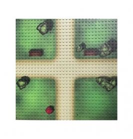 Open Bricks Platte 32x32 (2 Stück) farm crossing