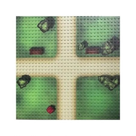 Open Bricks Platte 32x32 (2 Stück) farm crossing