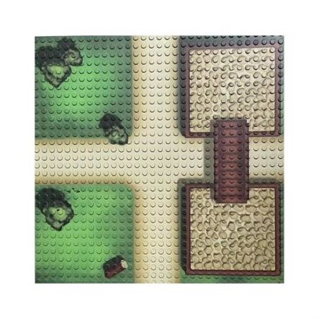 Open Bricks Platte 32x32 (2 Stück) farm crossing