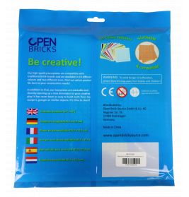 Open Bricks Platte 32x32 (2 Stück) curved beach