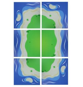 Open Bricks Platte 32x32 (2 Stück) curved beach