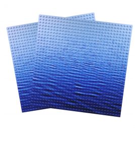 Open Bricks Platte 32x32 (2 Stück) water