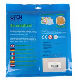 Open Bricks Platte 32x32 (2 Stück) wooden floor