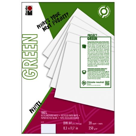 Marabu GREEN White A4 FSC Recycled Marabu GREEN White A4 FSC Recycled