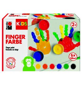 Fingerfarbe 6x 35ml