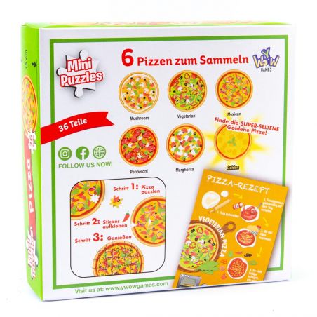 Mini Puzzles Pizza sortiert