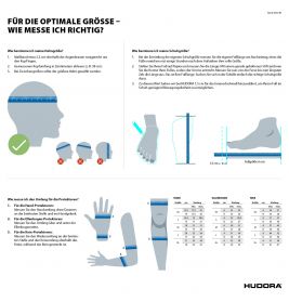 Biomechanisches Protektorenset Kids Gr. S blue